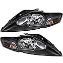 Halogen Scheinwerfer Set Schwarz für Ford Mondeo MK4 2007–2010 | ohne AFS