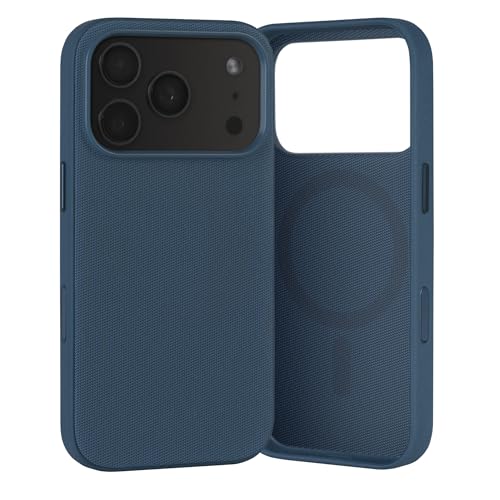 TORRO Étui Tissé Compatible avec iPhone 17 Pro - Coque Fin Compatible MagSafe avec Finition Texturée, Bouton de Contrôle de L'Appareil Photo et Anneau de...