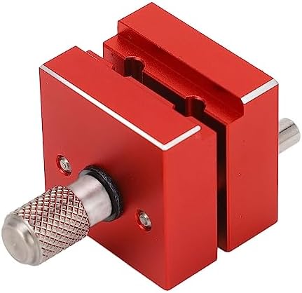 Gazaar 50mm Mini Aluminum Flat Vise - Drill Press & Bench Clamping Tool (Red) - View #4