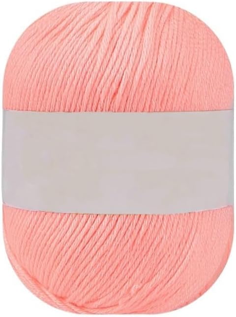 5 Rolls 50g Silk Protein Cotton Yarn for Crocheting Hand Knitting Blend(55)