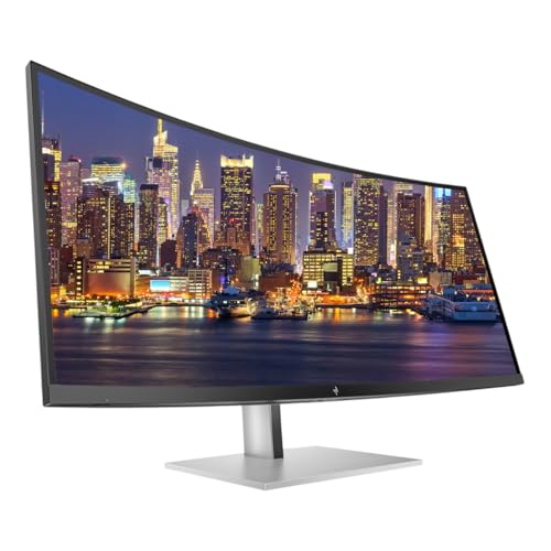Image of HP Series 7 Pro Curved 38-inch 738pu 2K+ WQHD+ 1600p LCD Monitor 2-Pack Bundled with Desk Mount Dual Stand, USB-C Multiport G5 Dock, MK540 Wireless Keyboard & Mouse, Gel Mouse & Wrist Pad