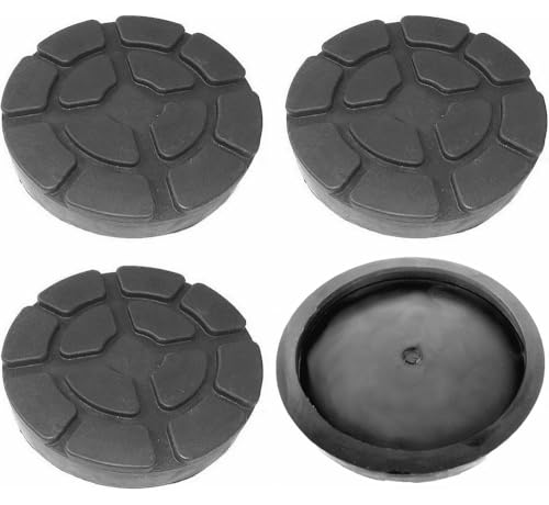 Stranieri Set 4 Pezzi TAMPONI D. 125 mm per Ponti SOLLEVATORI A 2 colonne compatibili ravaglioli in Vera Gomma