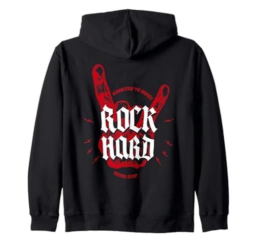 Música Heavy Metal, Hard Rock Sudadera con Capucha | Ya disponible en tu tienda friki favorita! En mundofriki.es!