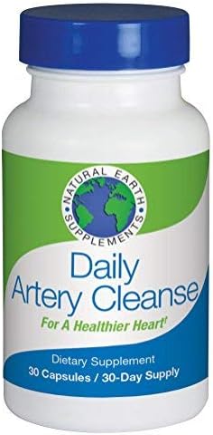 Daily Artery Cleanse Supplement for Heart Health Support, Addresses Age-Related Circulation and Artery Issues. Promotes Clean and Supple Arteries. 30 Day Supply.