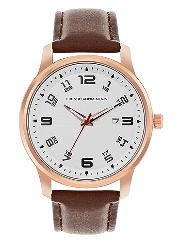 French Connection Spring-Summer 2023 Analog Silver Dial Mens Watch-FCN00046C (B0C6GWK4JL) Amazon Price History, Amazon Price Tracker