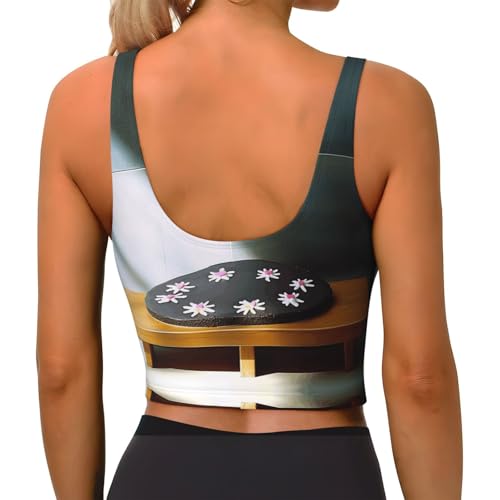 Women Workout Tank Tops Flat shaped stone relief Racerback Going Out Basic Slim with Built-in Bra Fit Yoga Gym Shirts3