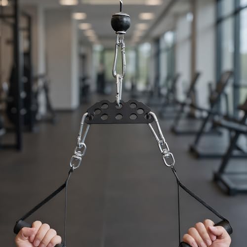 Attaches pour salle de sport maison adaptables sur cadre de squat