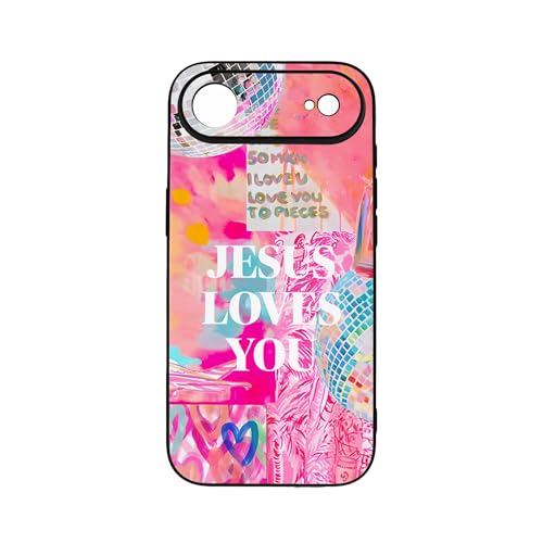 qizjio Christian Preppy Phone Case Shockproof Protective Jesus Phone Cover for iPhone 17 Air