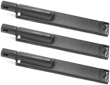 VICOOL 15 3/16 Inch Cast Iron Burner Pipe Replacement for Jennair 720-0061, 720-0062, 720-0063, Nexgrill 720-0671,Charbroil, Set of 3