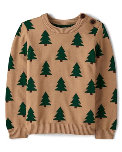 10 Best Boys' Christmas Sweaters to Make Holiday Cheer Brighter 7 Gymboree Boys and Toddler Long Sleeve Crew Neck Pullover Sweater