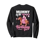 mummy of the birthday girl cute pink felpa