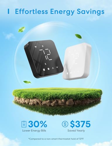Image of meross Matter Smart Thermostats for Home, Remote & Voice Control