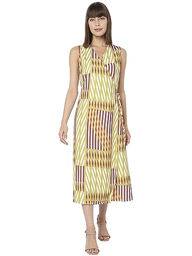 Image of VERO Moda Midi Wrap Dress for Women