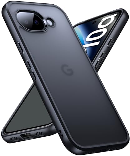 Chicfun Matt Handyhülle für Google Pixel 10a Hülle Dünn [Militärischer Schutz & Kameraschutz] TPU Bumper Schutzhülle Kratzfest Stoßfest Robuste Case für Pixel 10a Hülle Schwarz
