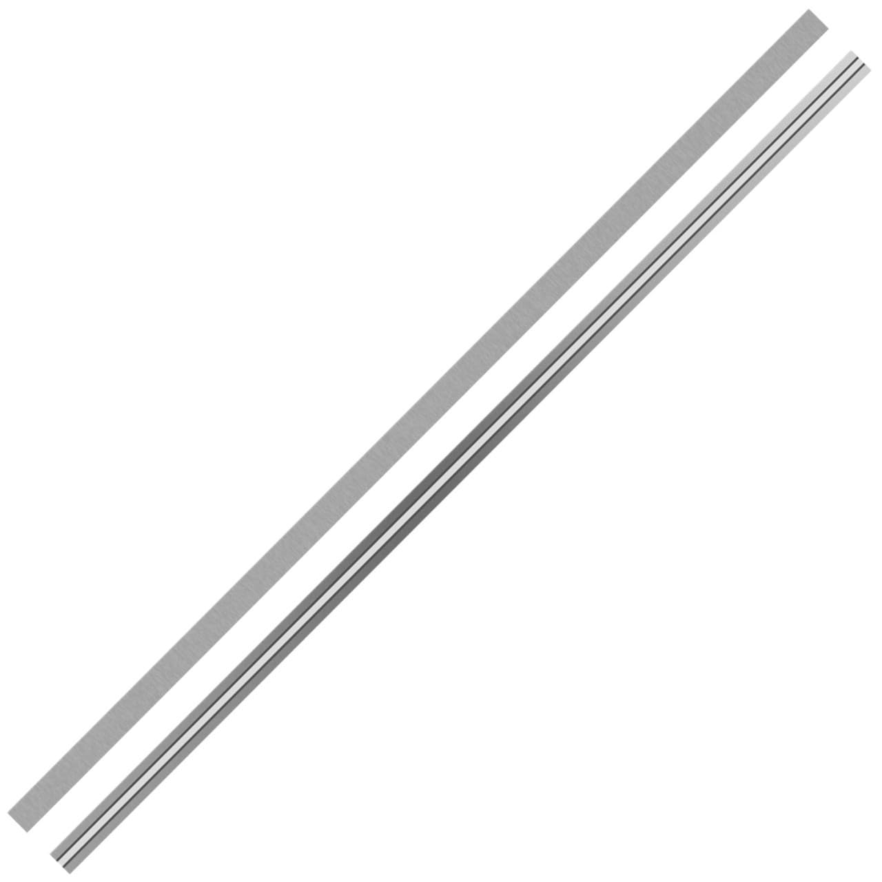2 hojas de cepilladora HSS de doble filo, 306 mm x 8 mm x 2 mm, herramientas de carpintería metálicas, cuchillas de cepilladora de alta durabilidad.
