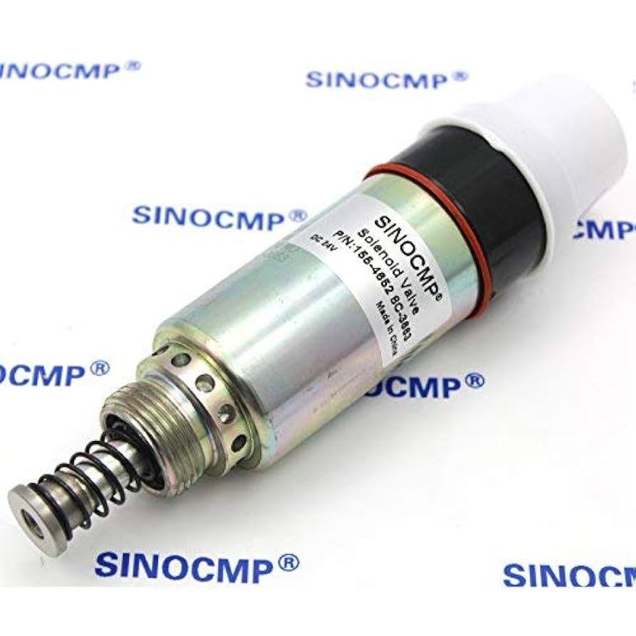 Amazon.com: SINOCMP 8C-3663 155-4652 125-5772 24V Fuel Shut