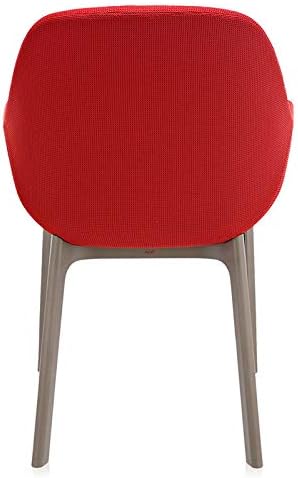 Miniatura 4 de Kartel SFCH-K4181T-6 - Silla de comedor, color rojo, 21,7 pulgadas de ancho x 20,7 pulgadas de profundidad x 29,1 pulgadas de alto x 29,1 pulgadas