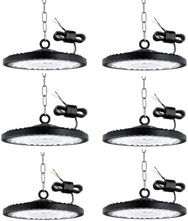 50W LED UFO Industrielampe, SMD 2835 LED High Bay Licht, 6000LM
