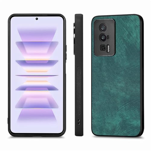 Rfvzubemok Compatible with Oppo A3 Pro Case,Compatible with Oppo A3 Pro 5G CPH2639 (PU+TPU) Lens Protection Phone Cover Green