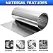 430 Stainless Steel Foil Roll, 0.1mm x 200mm x 1M Stainless Steel Sheet, Metal Foil for Crafts, Electronic Equipment, Industry Machinery, Hardware