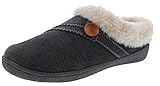 Clarks Furry Mule Grey