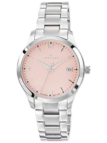 Dugena Damen Quarz Armbanduhr Tresor Woman rosa