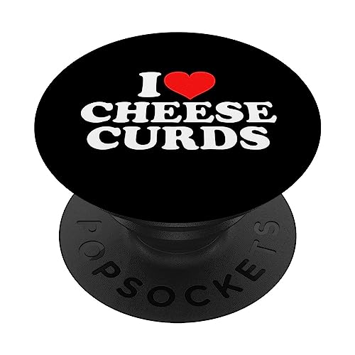 I Love Cheese Curds PopSockets PopGrip Intercambiable