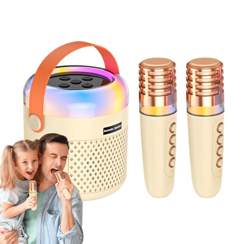 Haut-parleur de karaoké portable et micro pour anniversaire enfant et classe
