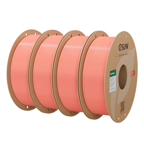 Image of eSUN PLA Basic Filament 1.75mm, 3D Printer Filament High Speed PLA for Fast Printing, 1KG Spool, 4 Spools 3D Printer Filament, Pink
