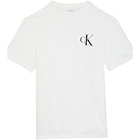 Calvin Klein Uomo T-Shirt Maniche Corte Left Chest Logo Tee Slim Fit