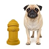 Small Dog Fire Hydrant 4x7 Silicone Soft Potty Training Aid for Small Breeds Under 10lbs Toy Breeds Indoor Outdoor Training Yellow