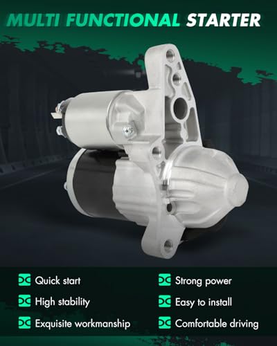 Image of SCITOO Starter Motor fit for Nissan for Versa 1.6L 2012-2014,for Nissan for Versa Note 1.6L 2014 Replacement Starter 19137,33231