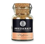[BESTE QULITÄT] Ohne Geschmacksverstärker und künstliche Farbstoffe; Die Zutaten werden frisch bezogen, in die klassisch-eleganten Ankerkraut Korkengläser umgefüllt und nach sehr kurzer Lagerzeit an die Kunden versandt; 1x 75g Pilzpfannen Gewürzmischung im Korkenglas.