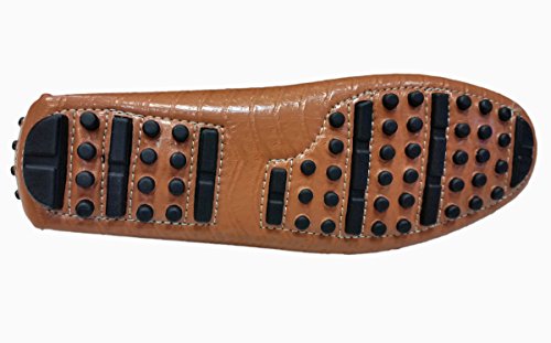 Mardini Men's Casual Shoe Loafer Italian Style Slip On (8 D(M), Tan)3