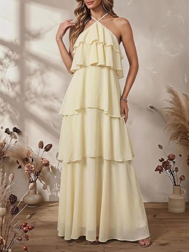 Image of SOLY HUX Women's Wedding Guest Maxi Dress