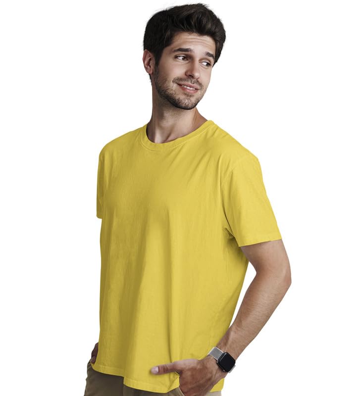 Image of INDISSH Couple T Shirt for Men and Women| Anniversary | Mens & Women Cotton Printed Tshirt| Husband Wife Valentine Tshirt Gift | Solid Plain Tshirt