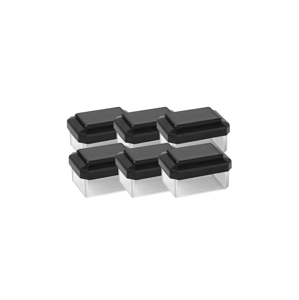6040 Solar Zaunleuchte LED 6er Packung für Doppelstabmattenzaun
