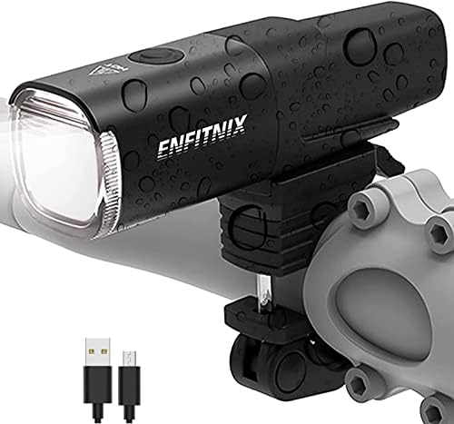 Newest Navi800 Smart Bike Light,Auto On/Off,3350 mAh USB Type-C Rechargeable Bicycle Front Light,800 Lumen Multi-Mode Super Bright LED Bike Headlight,IPX6 Waterproof,Aluminum Frame,5 Light Modes.