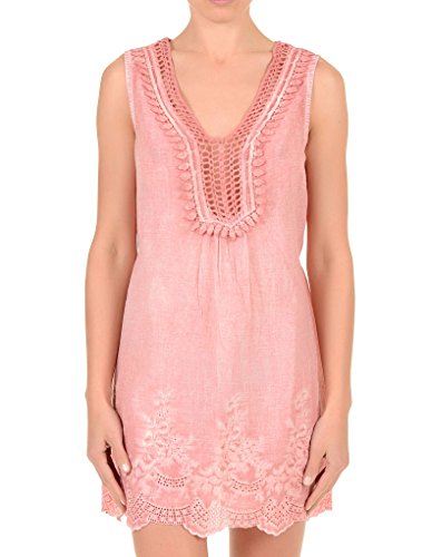 Preisvergleich Produktbild Iconique IC7-071 Women's Pink Cotton Beach Dress Large