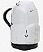Nike, Unisex, Varsity Elite Backpack (32L), White/Black/Metallic Gold, One Size