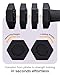 Adjustable Dumbbells Set, 4 in 1 Hand Weights Set for Women Men 10 LBS Dumbbell Pair Each 2lbs 3lbs 4lbs 5lbs Weights Dumbbells Set with TPU Soft Rubber Handle for Home Gym Exercise Fitness - Black