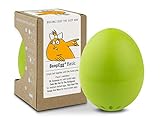 BrainStream BeepEgg Basic Egg Timer - Plays Tunes When Eggs are Ready, Works with Any Egg Size, Temperature-Sensitive for Precise Cooking, Made in Germany, Fun Kitchen Essential (Green)