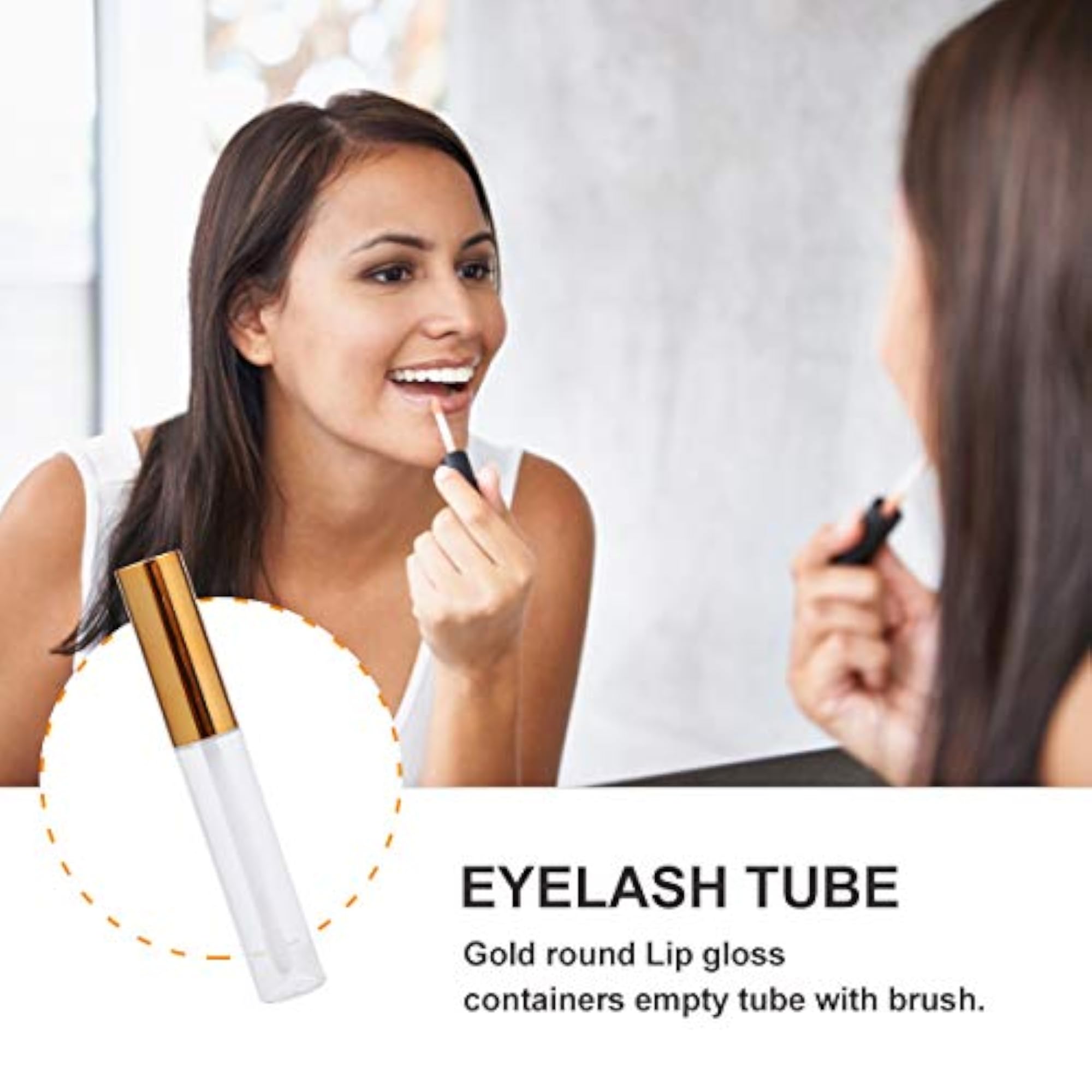 10 Pcs 10ml Empty Mascara Tube Eyelash Cream Containers