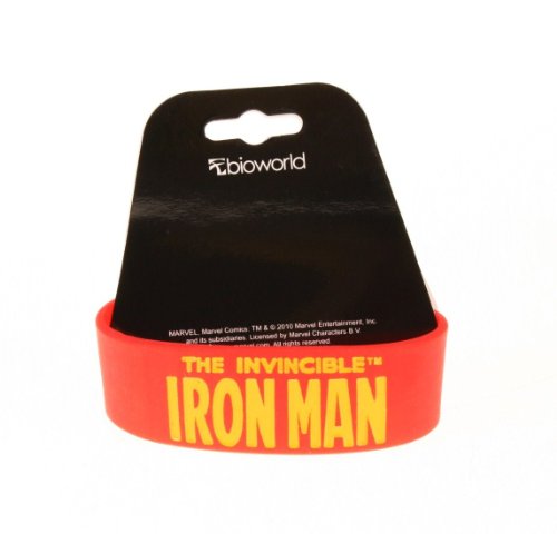 Marvel Comics Iron Man Rubber Bracelet