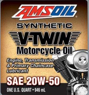 AMSOIL - Olio sintetico per motociclette 20W50