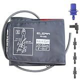 ELERA Extra Large Blood Pressure Cuff (9"-20.5" | 22-52cm) - XL Replacement BP Cuff for Big Arms, Co