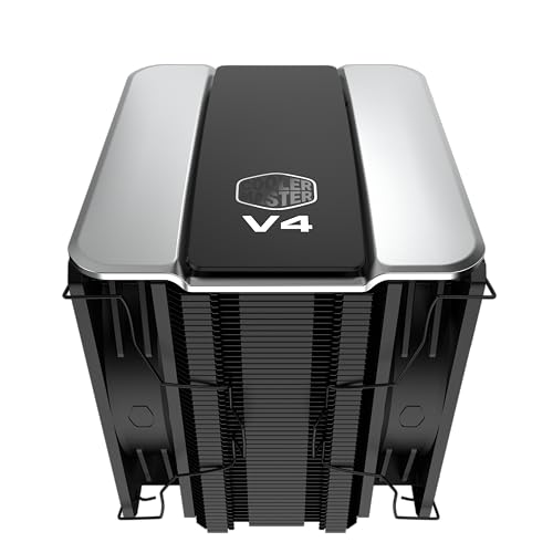 Image of Cooler Master V4 Alpha 3DHP Black Air Cooled CPU Cooler MAZ-T2HP-217PK-R1 FN2646