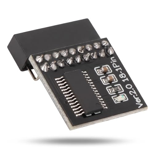 TPM2.0-Modul TPM LPC 18Pin-Verschlüsselungs-Sicherheitsmodul mit Infineon SLB 9665 für Asrock-Motherboards, Kompatibel mit Windows 10 11