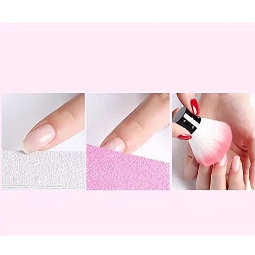 Manicure Nail File Buffers Kit, 4Pcs Double Sided Nail File, 4 Step Buffing Block, 2Pcs Nail Brush, Buffer Block Sponge Polished, 3Pcs Cuticle Clipper Manicure Salon Complete Nail Art Tool Kit 11Pcs #TOP3
