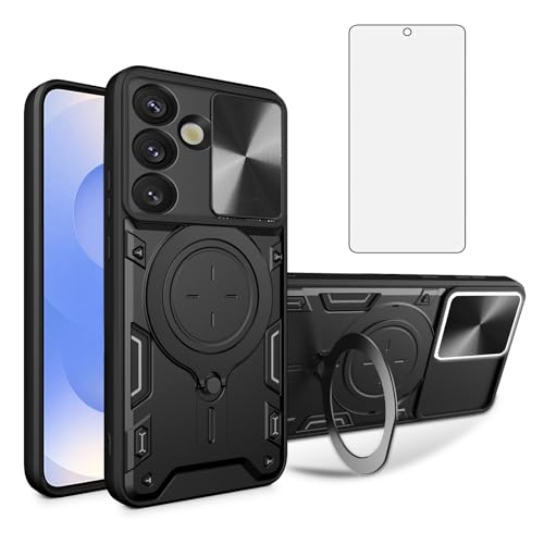 Coque Samsung S26 5G blindée anti-choc avec vitre et clapet de caméra SM-S942U